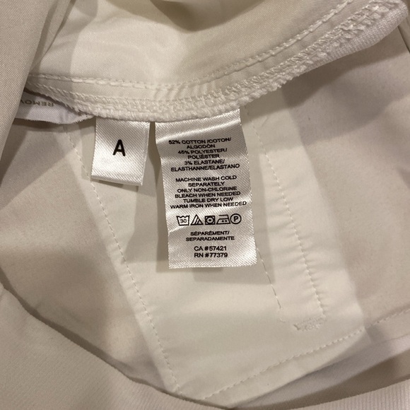 Ann Taylor the Kate wide leg crop high rise white pants size 14 - Picture 7 of 12